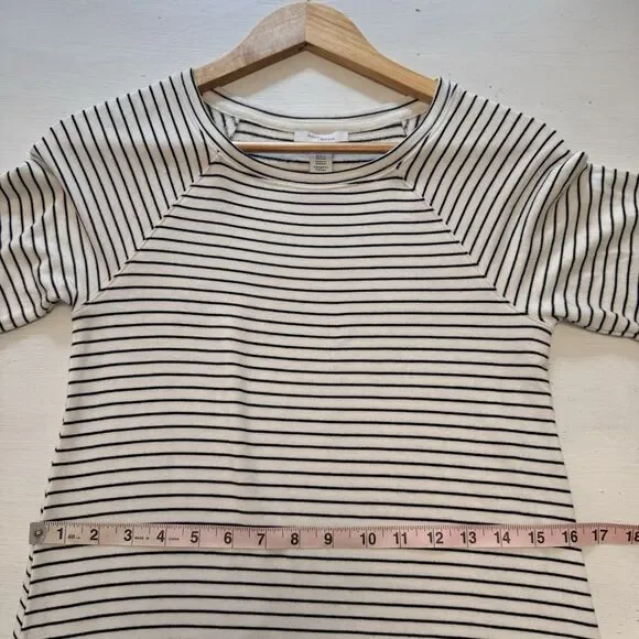 Daily Ritual Dress Women Size S Comfy Soft Stretch Tapered Wrist Striped - Picture 12 of 14